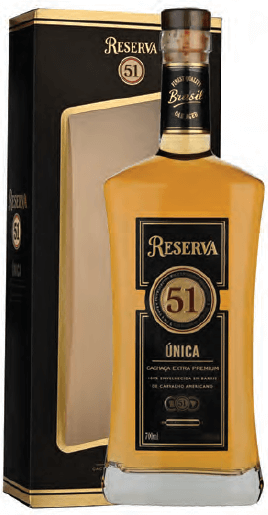 Aguardente Cachaça 51 Reserva Única