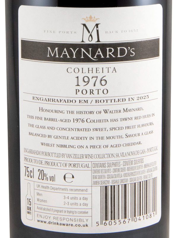 Maynard's Colheita Porto 1976 Tawny