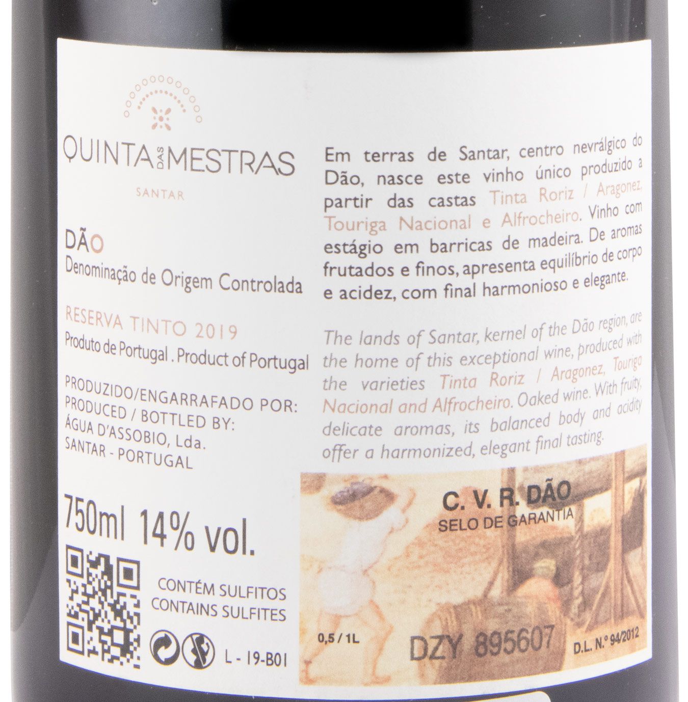 Quinta das Mestras Reserva Tinto