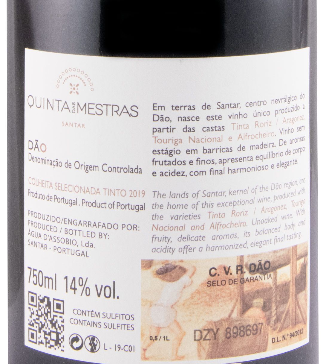 Quinta das Mestras Colheita Selecionada Tinto