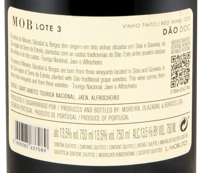 MOB Lote 3 Tinto