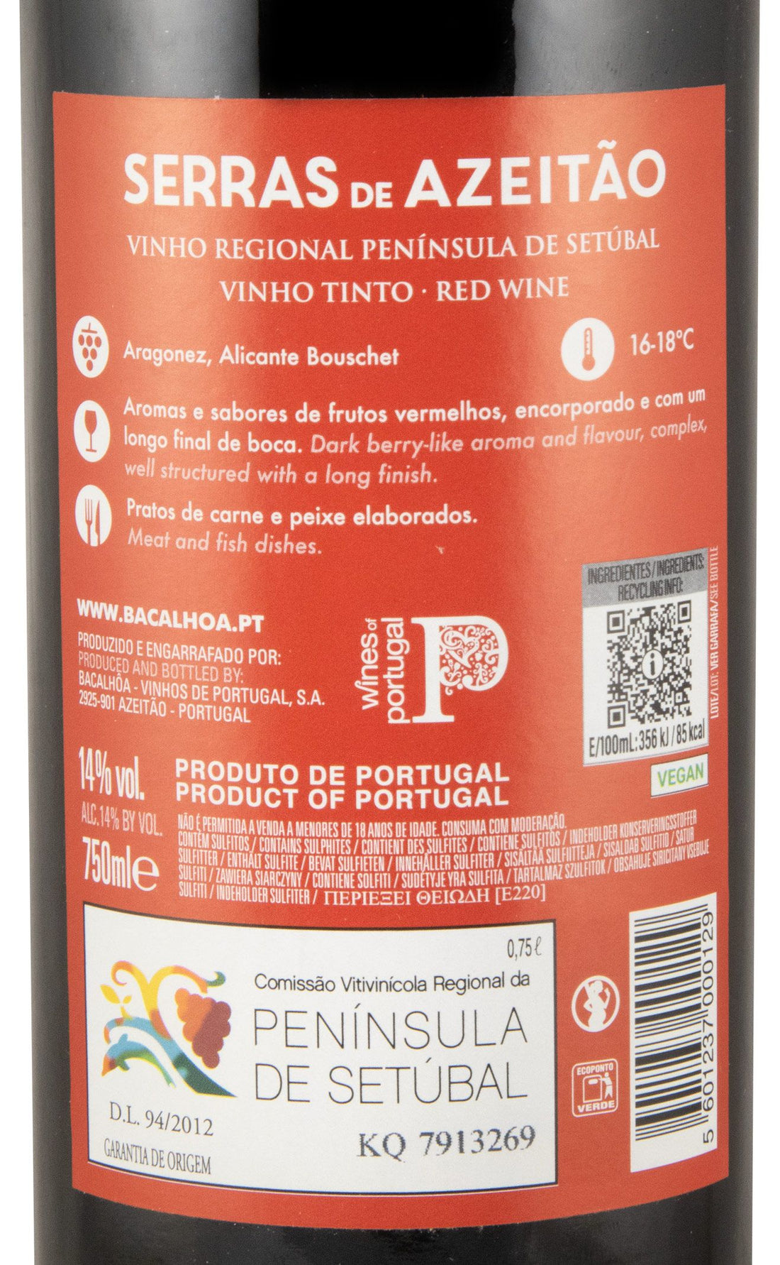 Azeitão Mountains Red Wine
