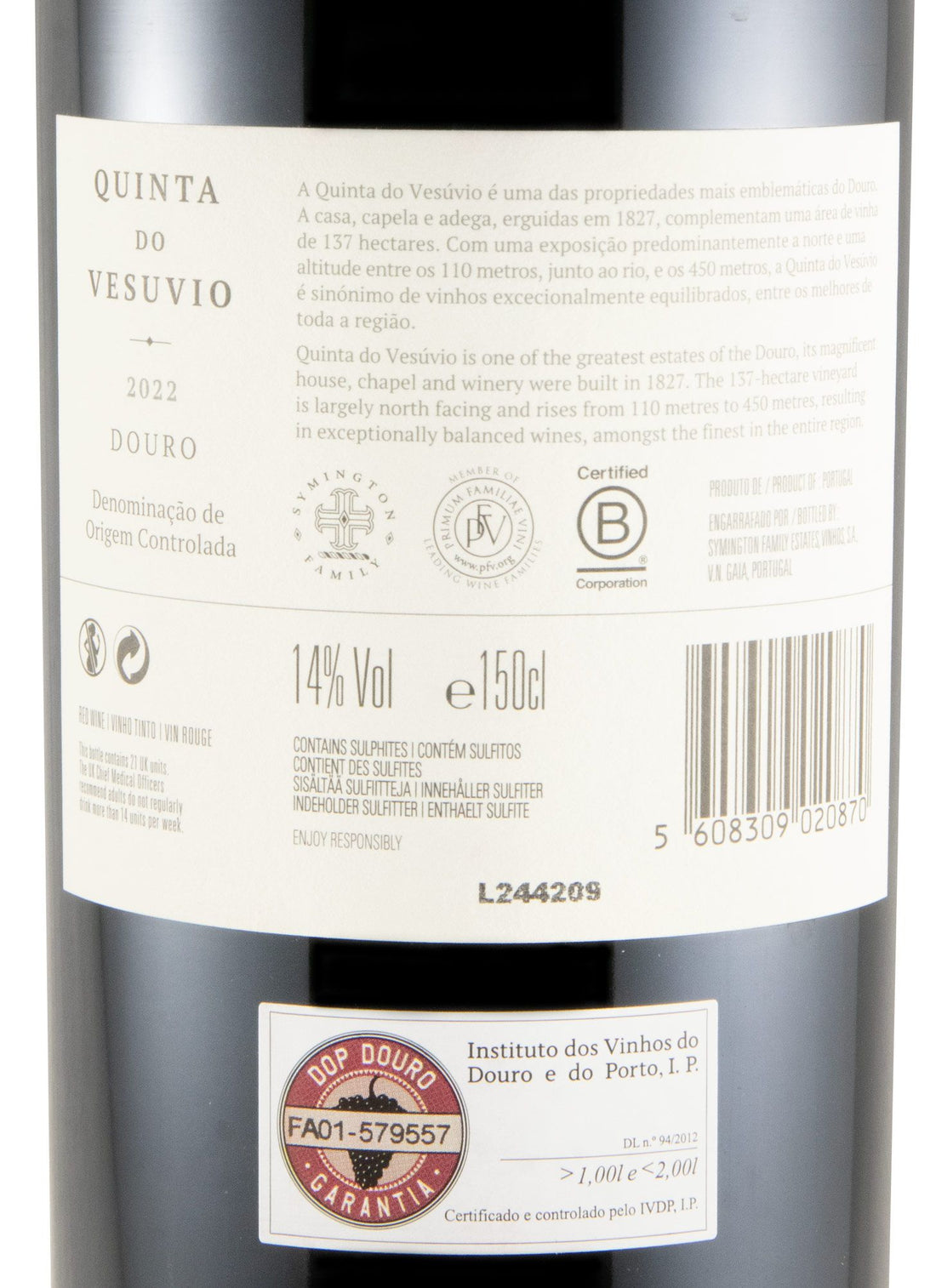 Quinta do Vesúvio Tinto 1.5 L