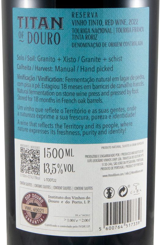 Titan of Douro Reserva Tinto 1.5 L