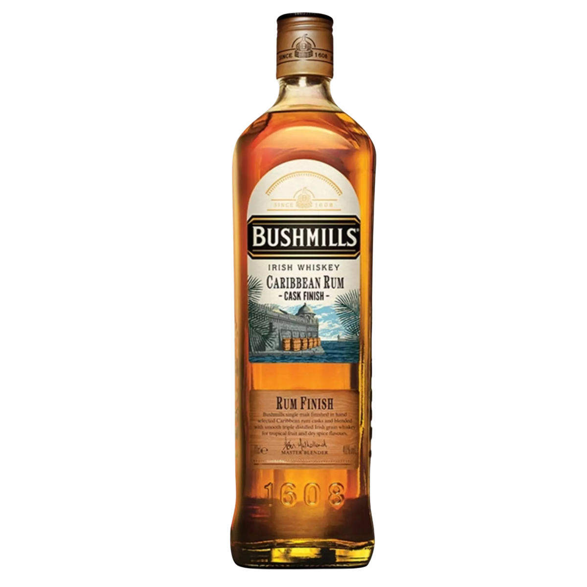 Bush Ruhm Logo Bushmills Caribbean Rum Cask Finish