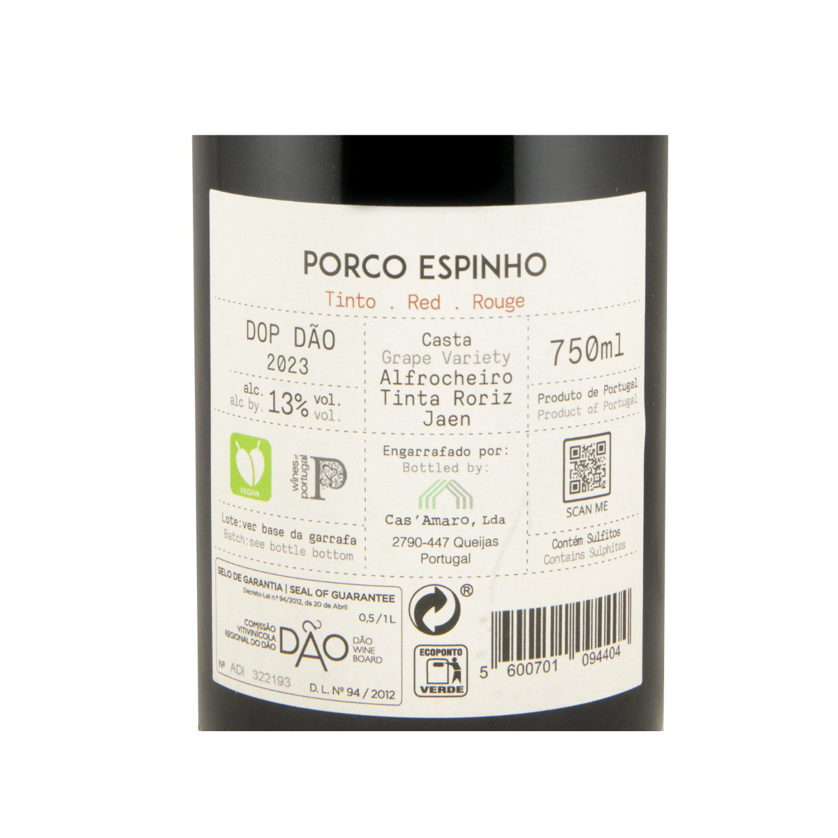 Porco Espinho Tinto
