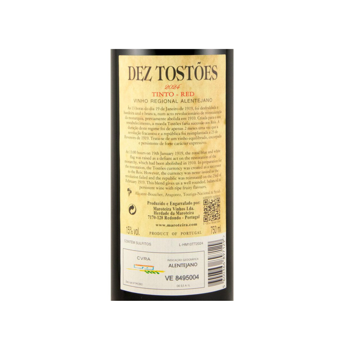 Herdade da Maroteira Dez Tostões Tinto