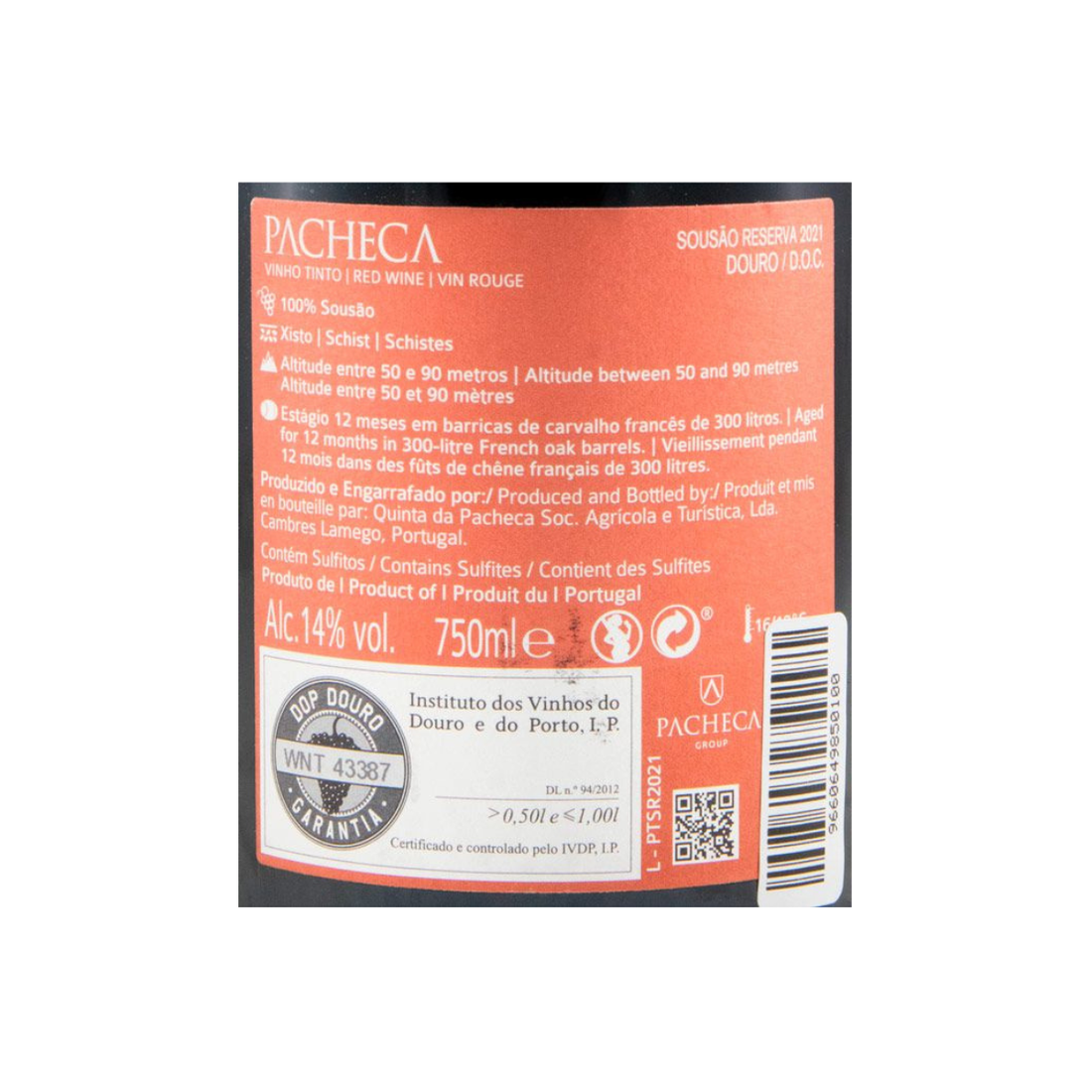 Pacheca Sousão Reserva Tinto