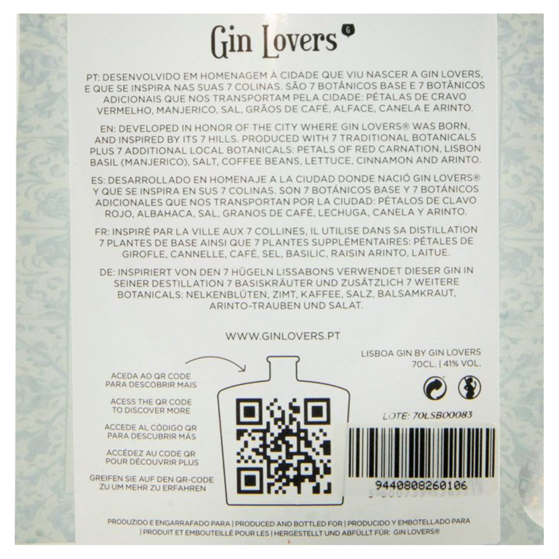 Gin Lisboa Edição Limitada