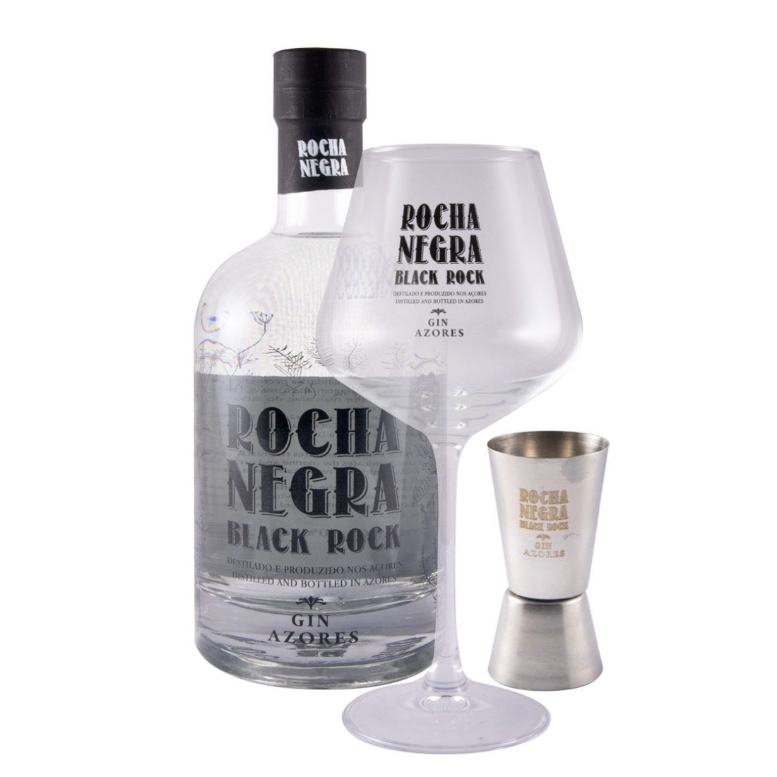 Gin Rocha Negra Azores c/Copo & Doseador