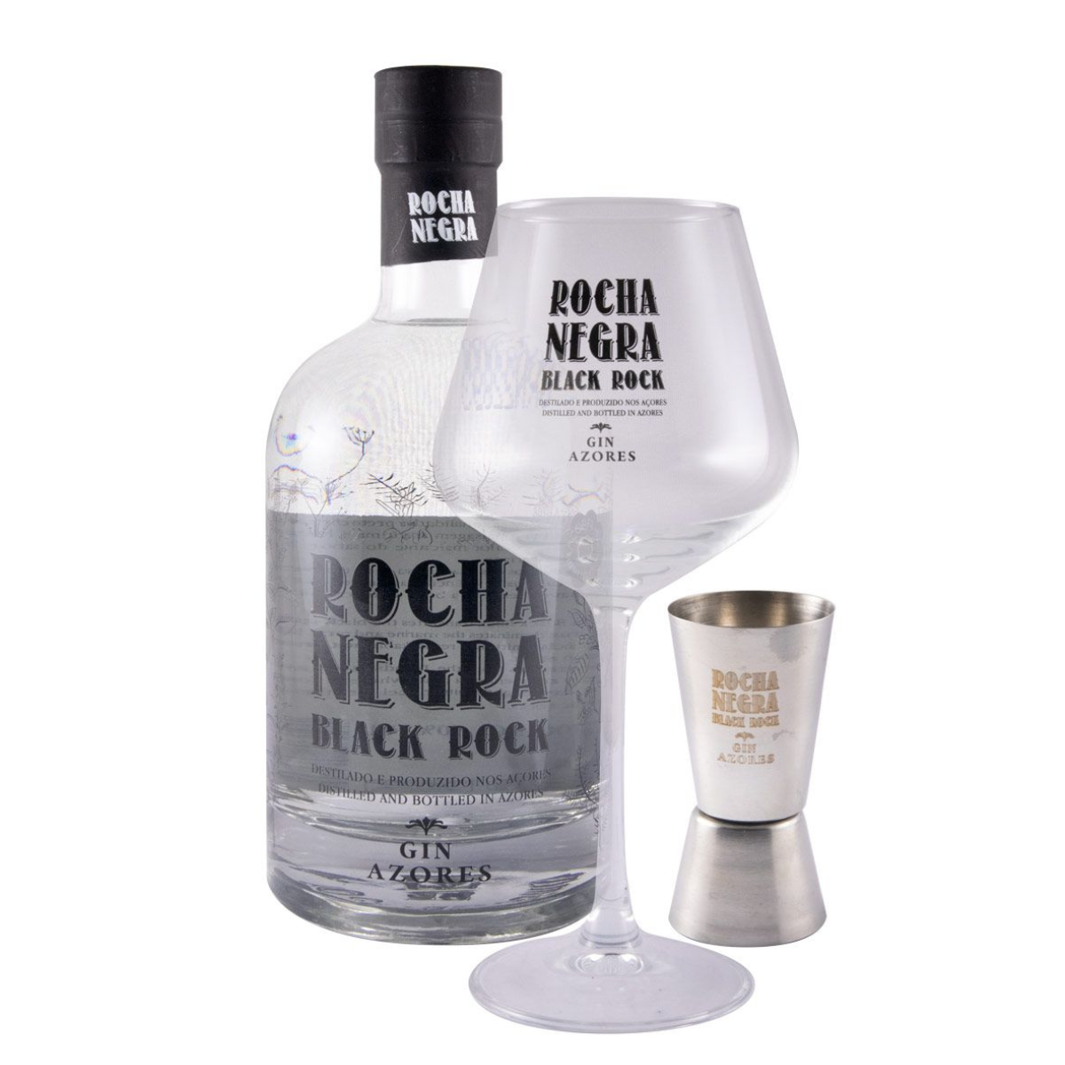 Gin Rocha Negra Azores c/Copo & Doseador