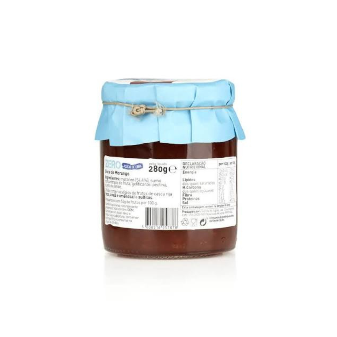 Doce Zero Morango Quinta de Jugais 280g