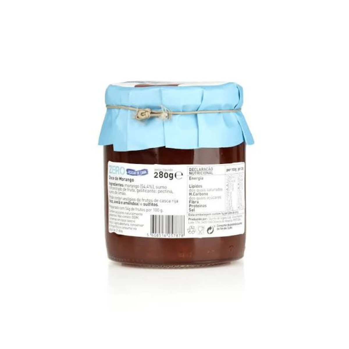 Doce Zero Morango Quinta de Jugais 280g