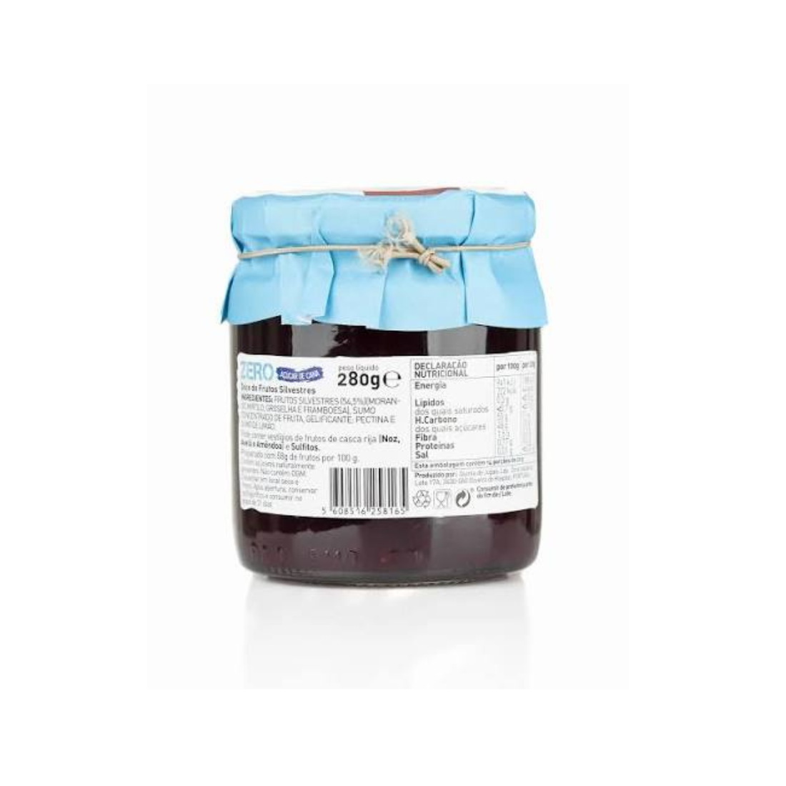 Doce Zero Frutos Silvestres Quinta de Jugais 280g