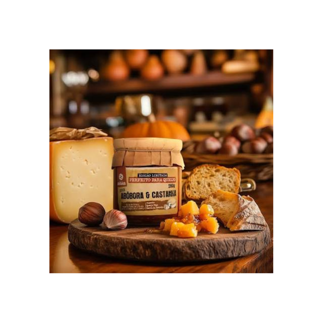 Doce Perfeito p/ Queijo - Abóbora e Castanha Quinta de Jugais 180g