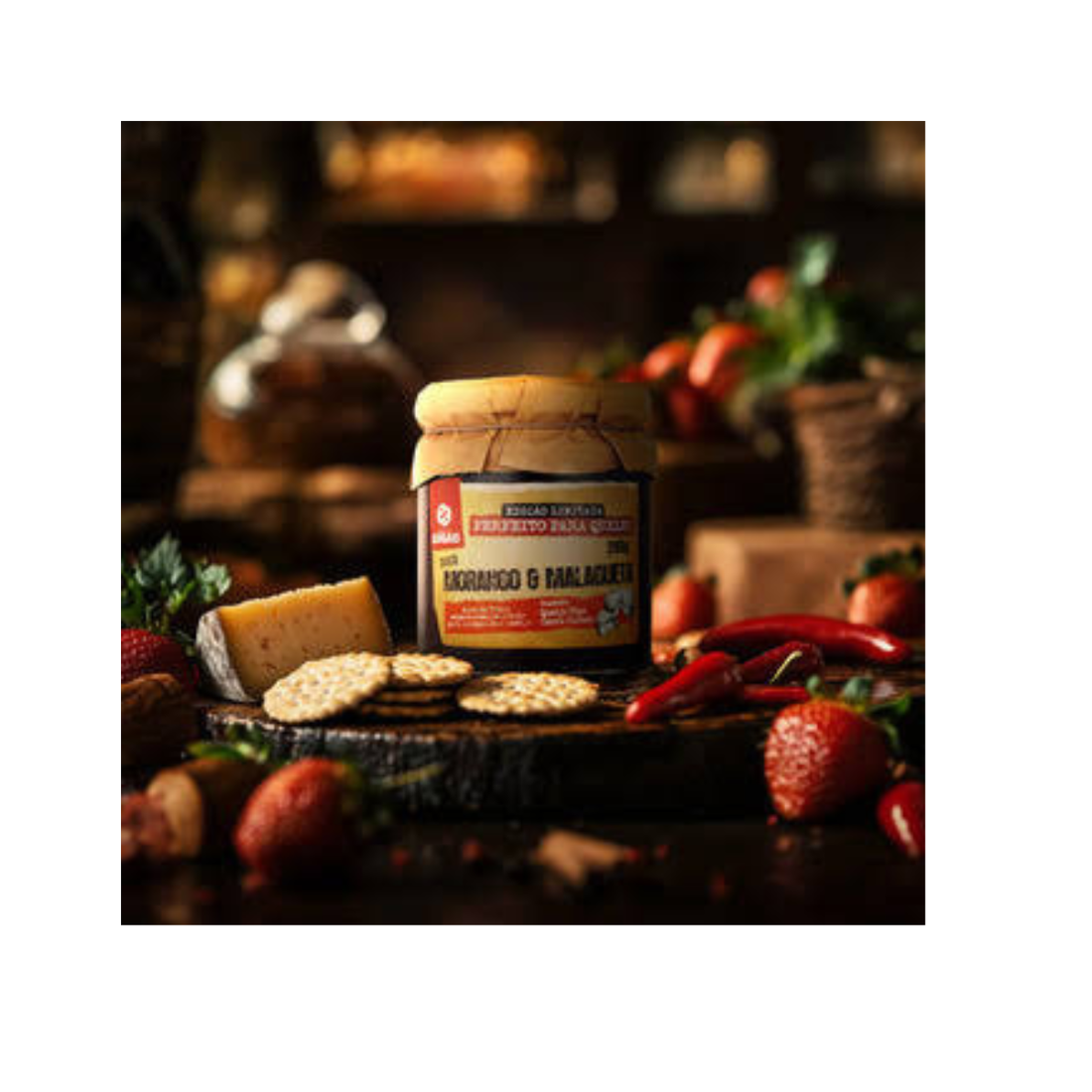 Doce Perfeito p/ Queijo - Morango e Malagueta Quinta de Jugais 180g