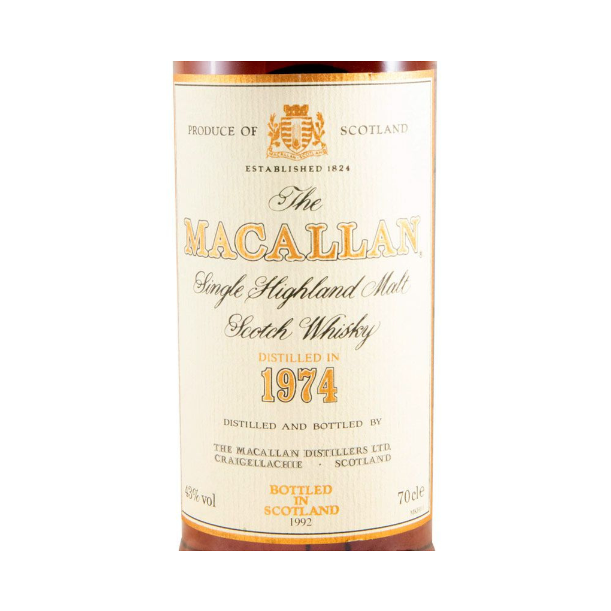 1974 Macallan Sherry Wood 18 anos