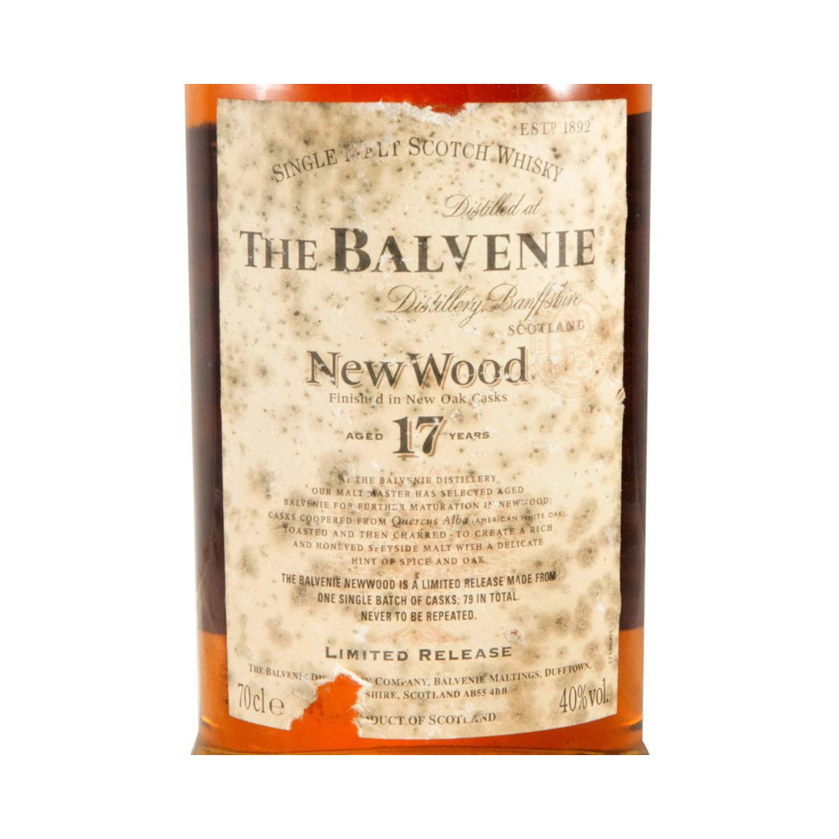 Balvenie New Wood 17 anos
