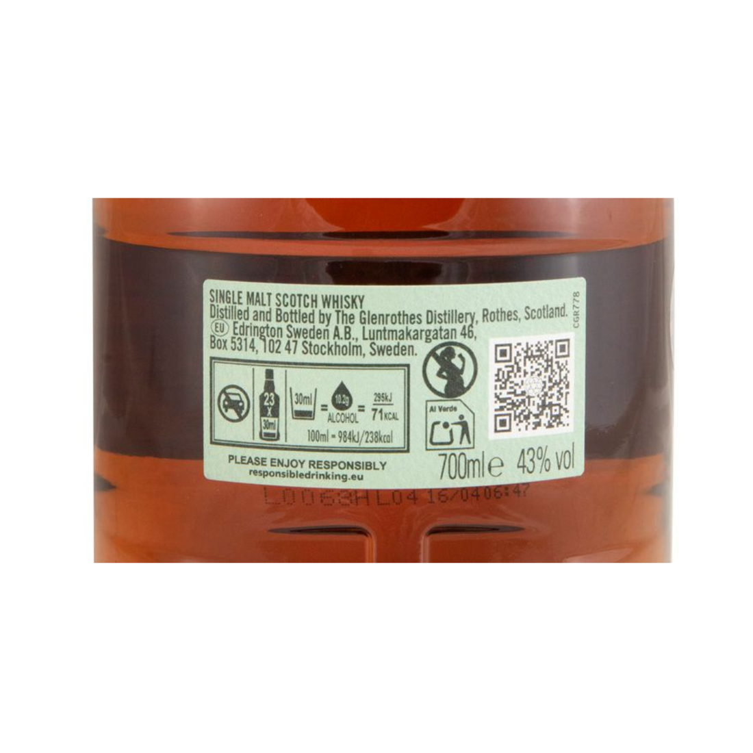 Glenrothes 15 anos