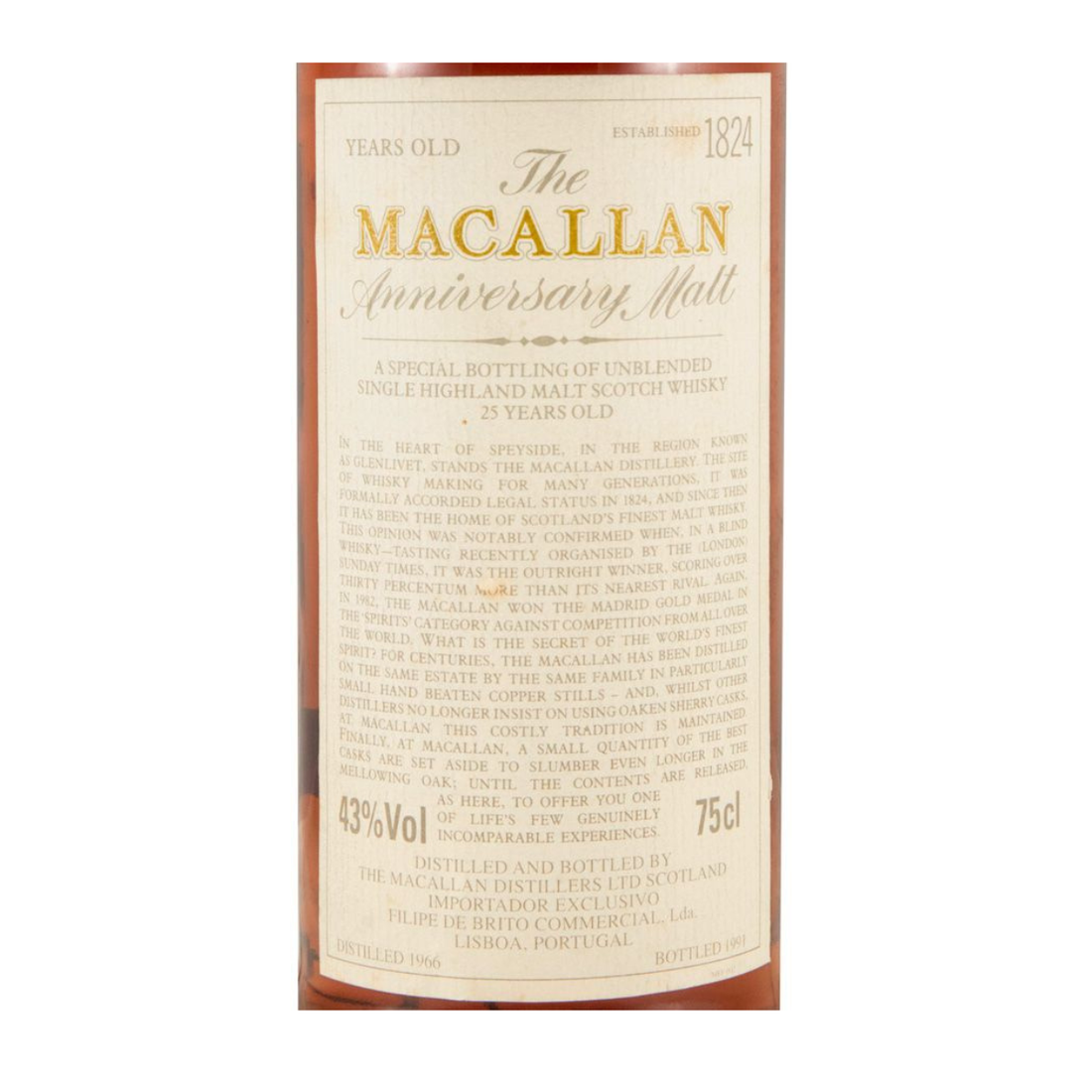 1966 Macallan 25th Anniversary 75cl