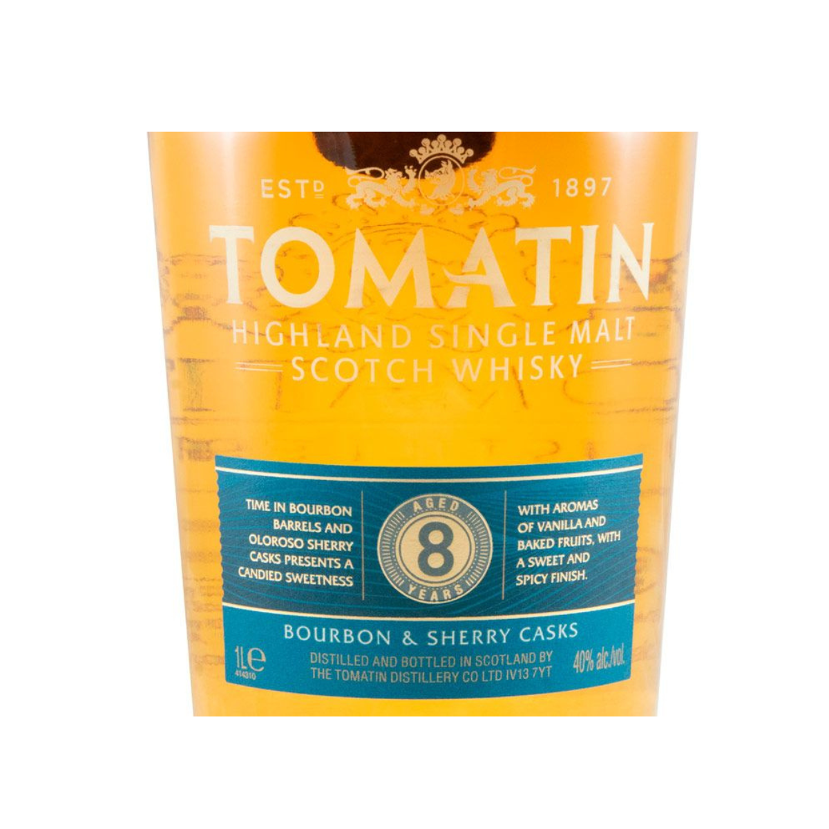 Tomatin Bourbon & Sherry Casks 8 anos 1L