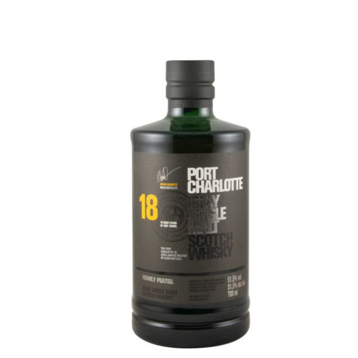Port Charlotte Heavily Peated Islay 18 anos