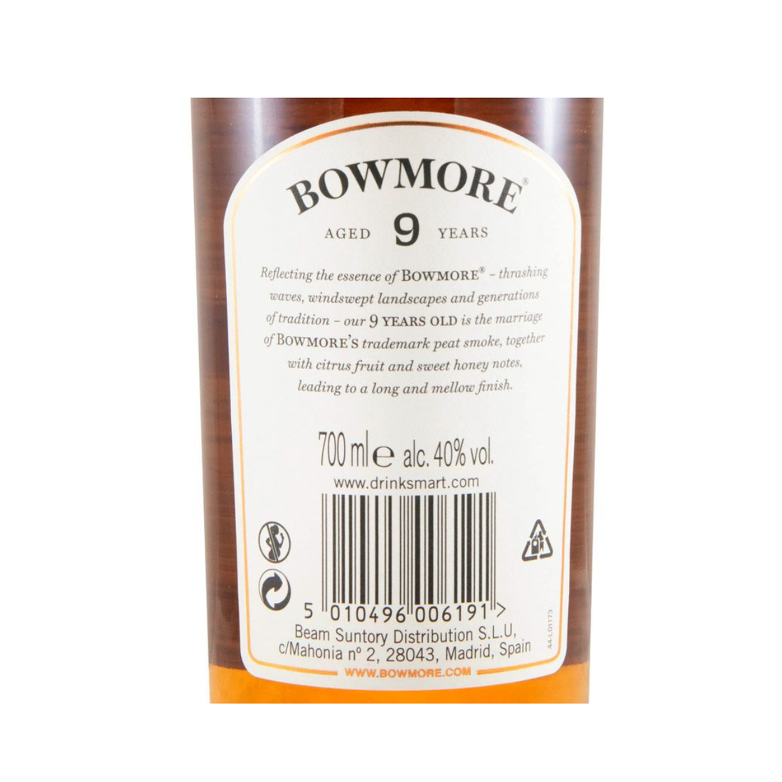 Bowmore 9 anos