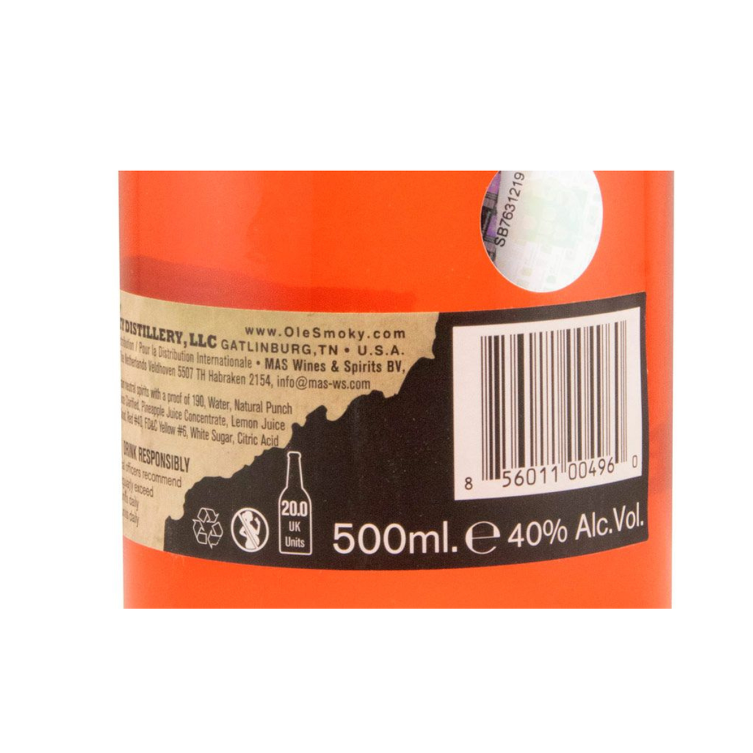 Ole Smoky Moonshine Hunch Punch 50cl