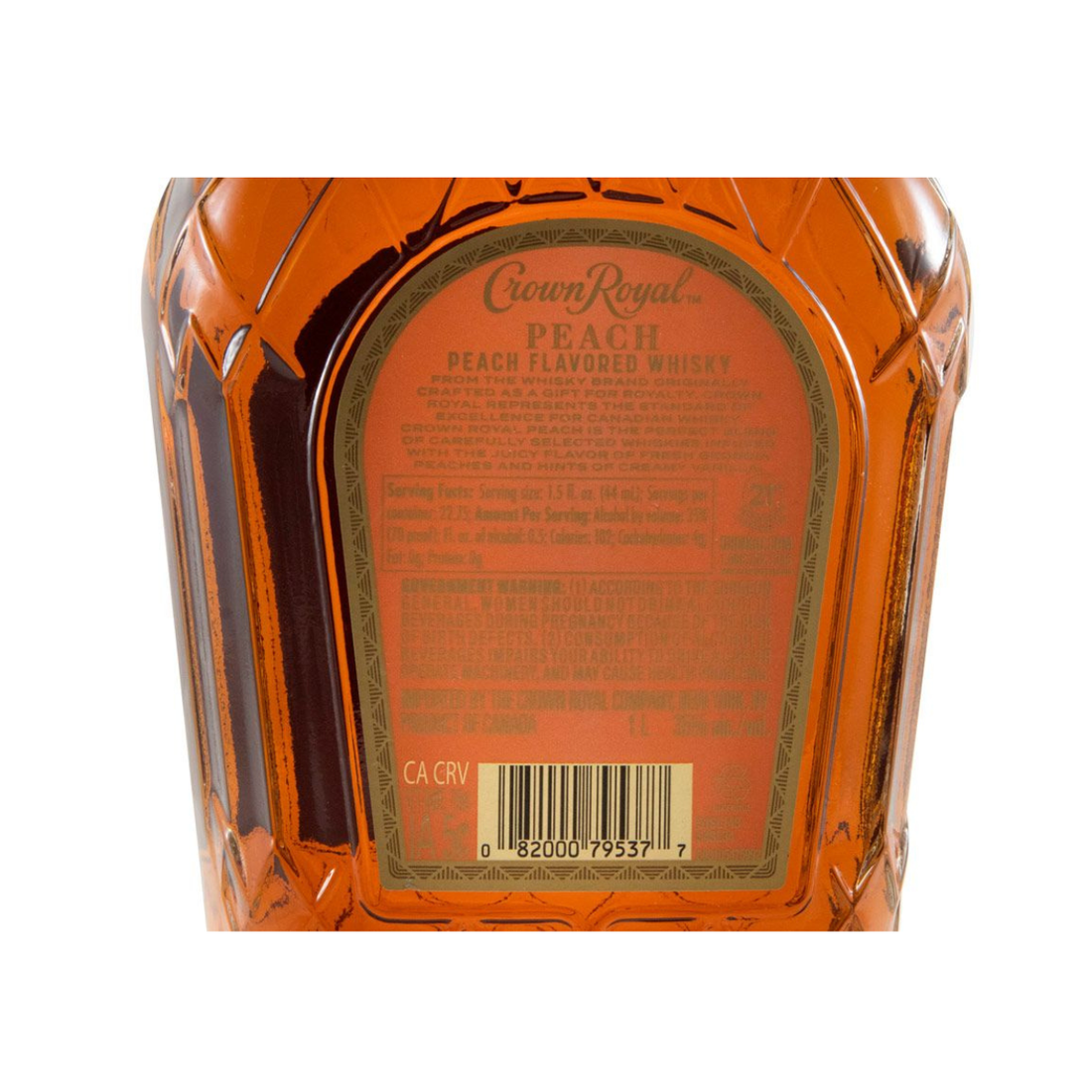 Crown Royal Peach Flavoured 1L