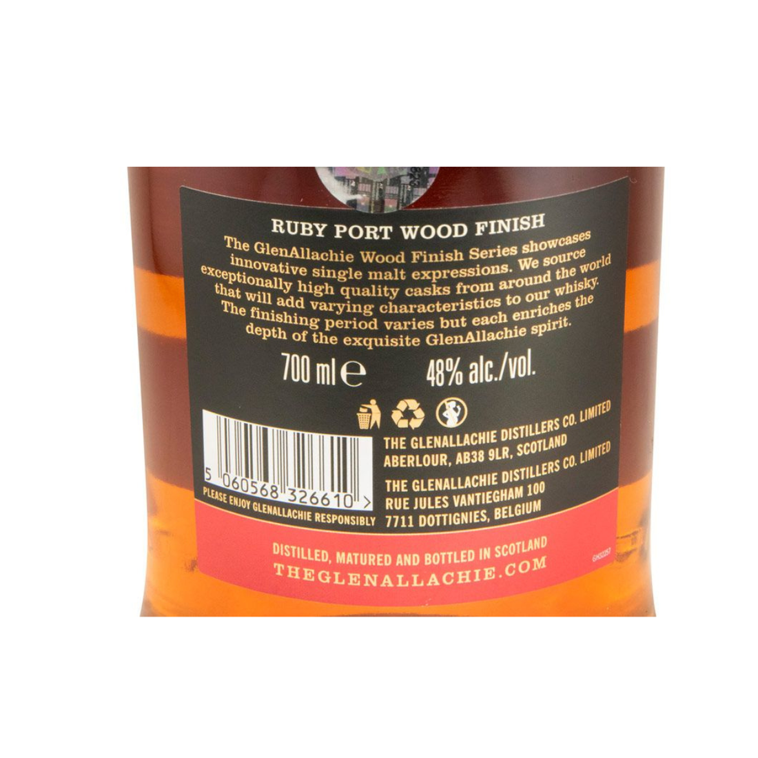 Glenallachie Ruby Port Wood Finish 10 anos