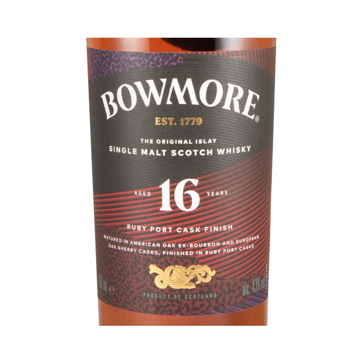 Bowmore Ruby Port Cask Finish 16 anos