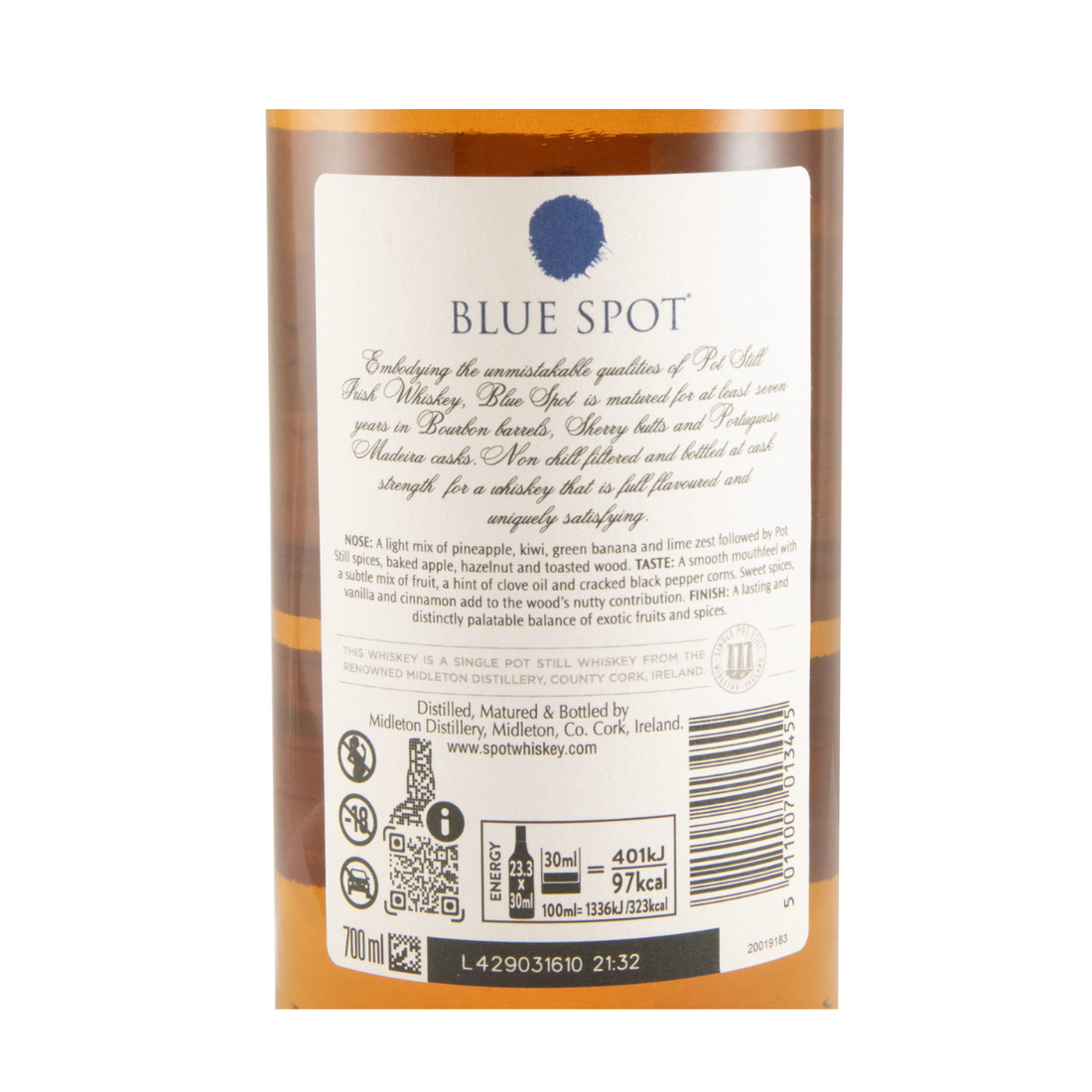 Blue Spot Cask Strength 7 anos