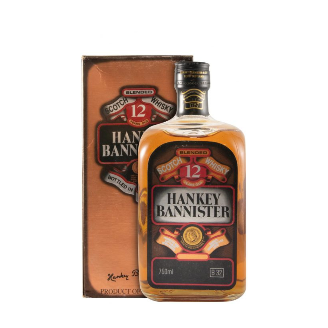 Hankey Bannister 12 anos (garrafa quadrada) 75cl