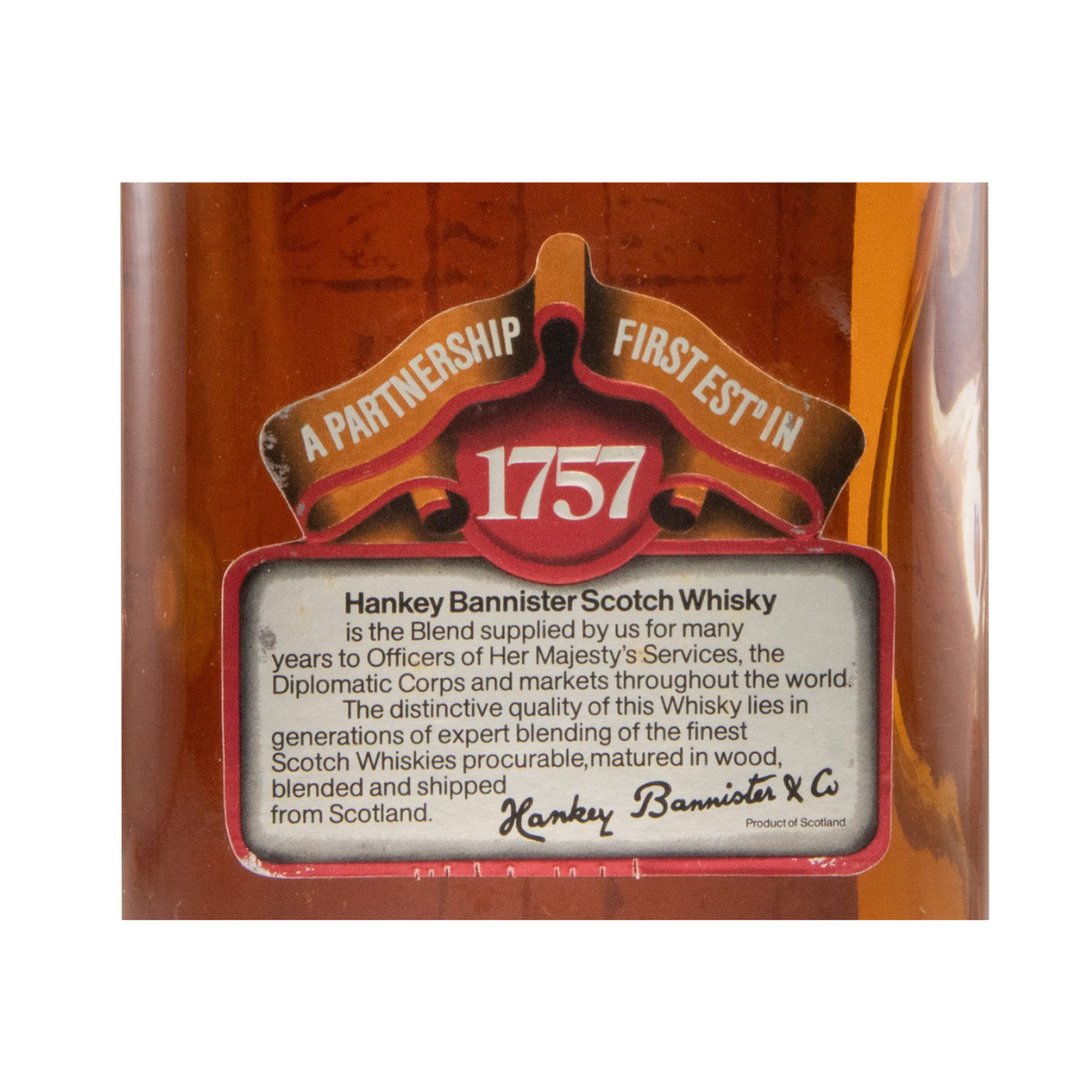 Hankey Bannister 12 anos (garrafa quadrada) 75cl