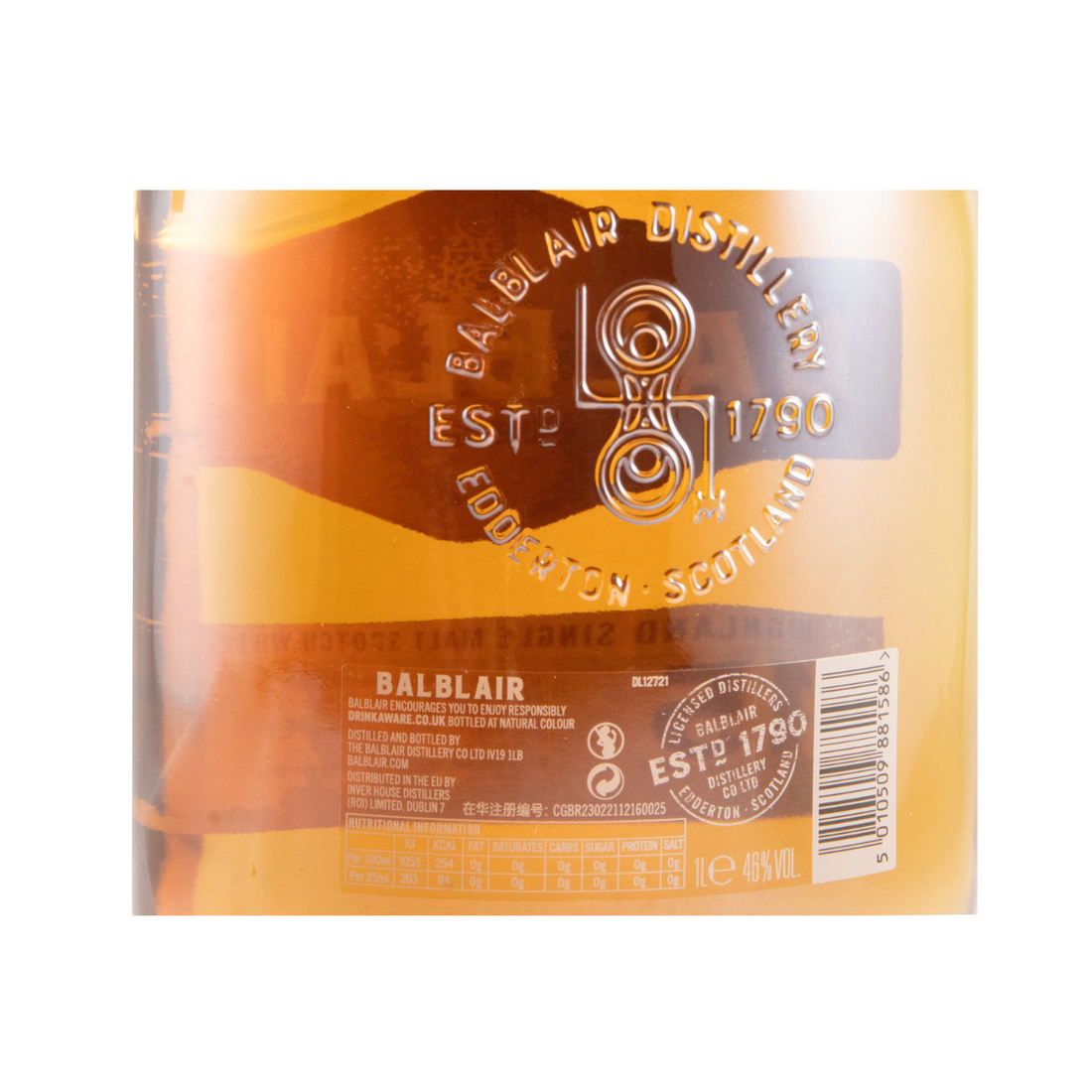 Balblair 15 anos 1L