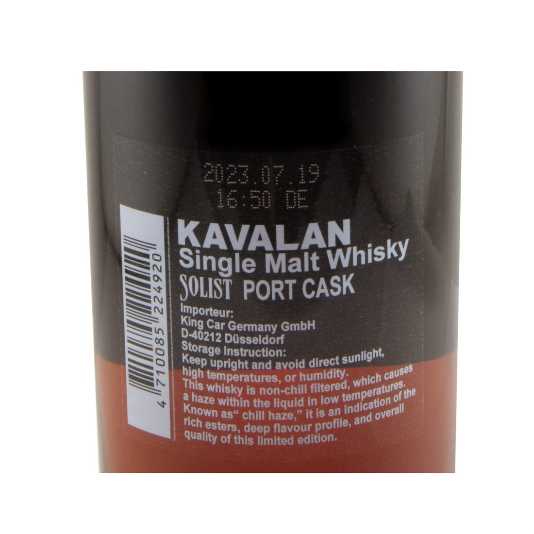 Kavalan Solist Port Cask 54%