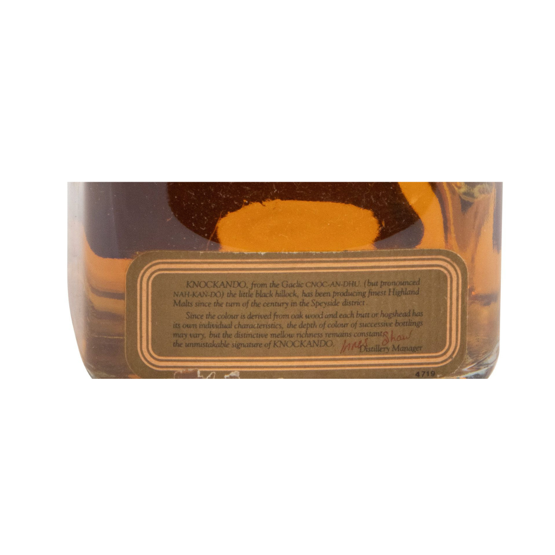 1965 Knockando Extra Old Reserve 75cl