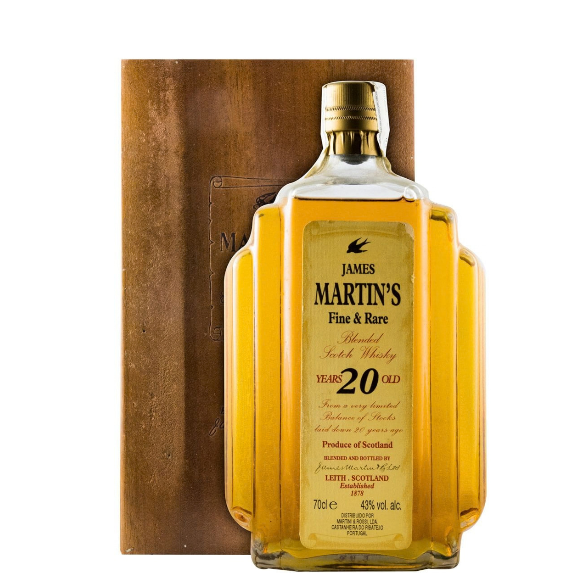 James Martin's 20 Jahre (Kiste de madeira)