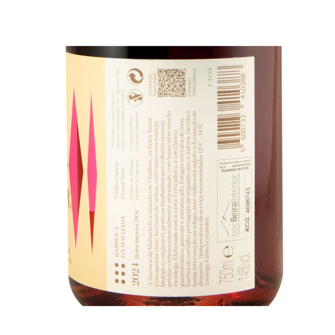 Clarete Barroca da Malhada Trincadeira
