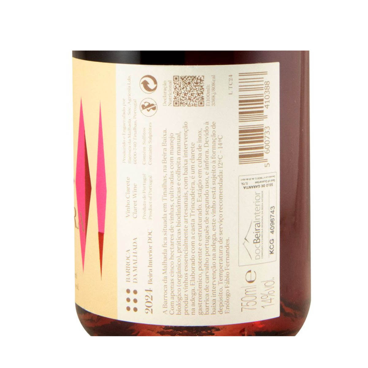Clarete Barroca da Malhada Trincadeira