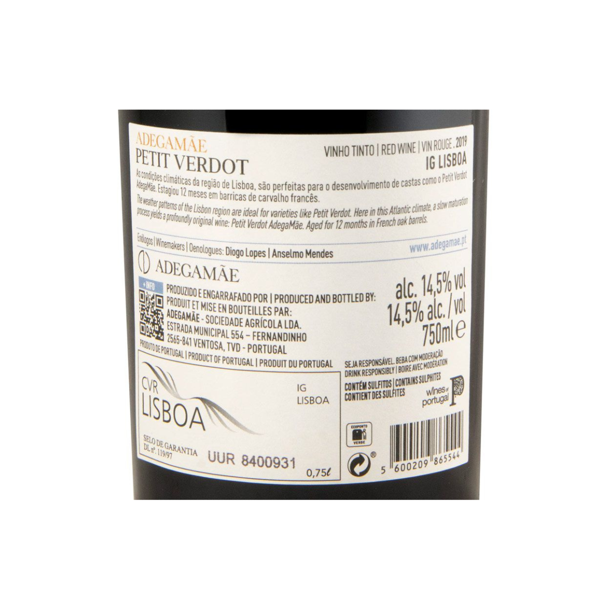 AdegaMãe Petit Verdot Tinto