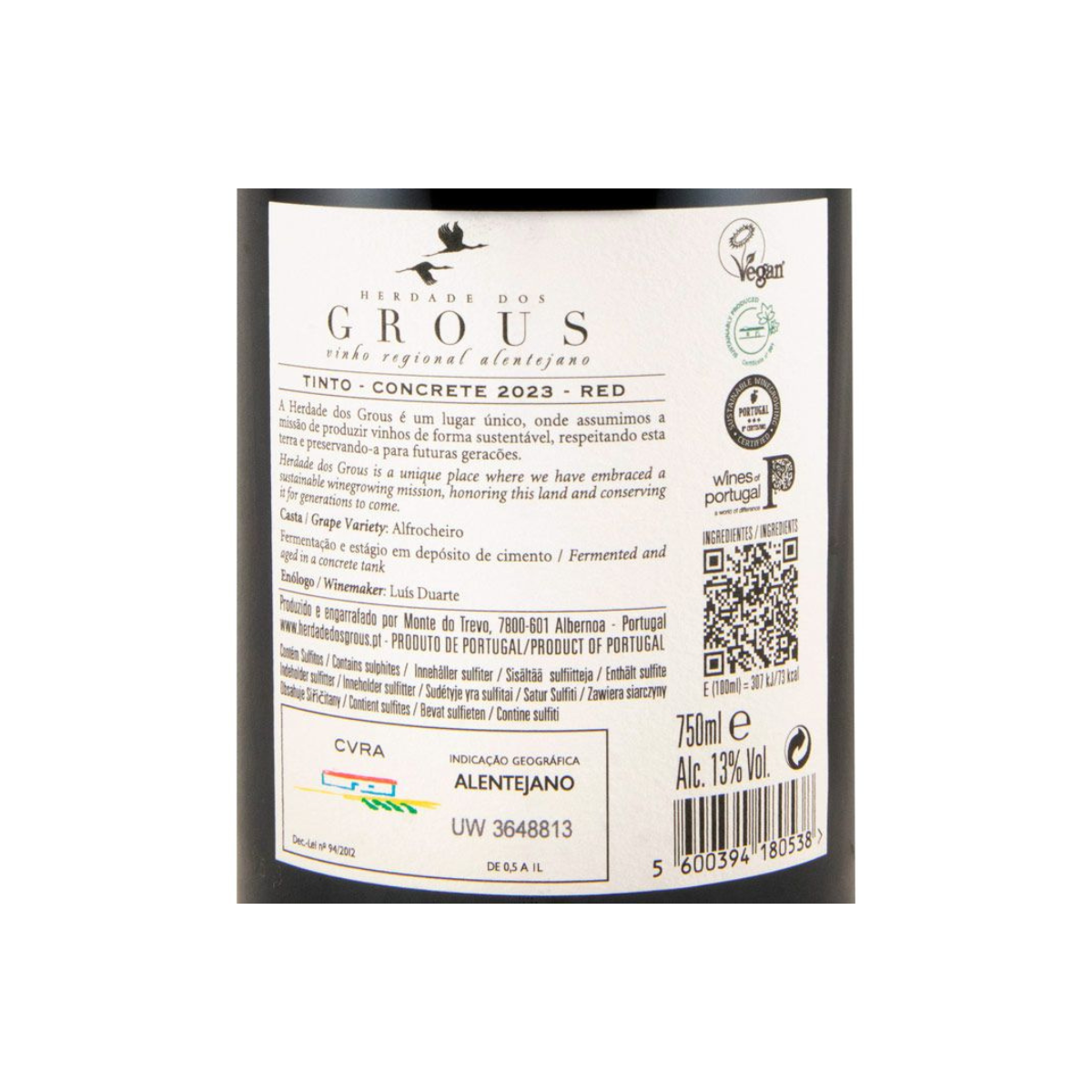 Herdade dos Grous Concrete Tinto