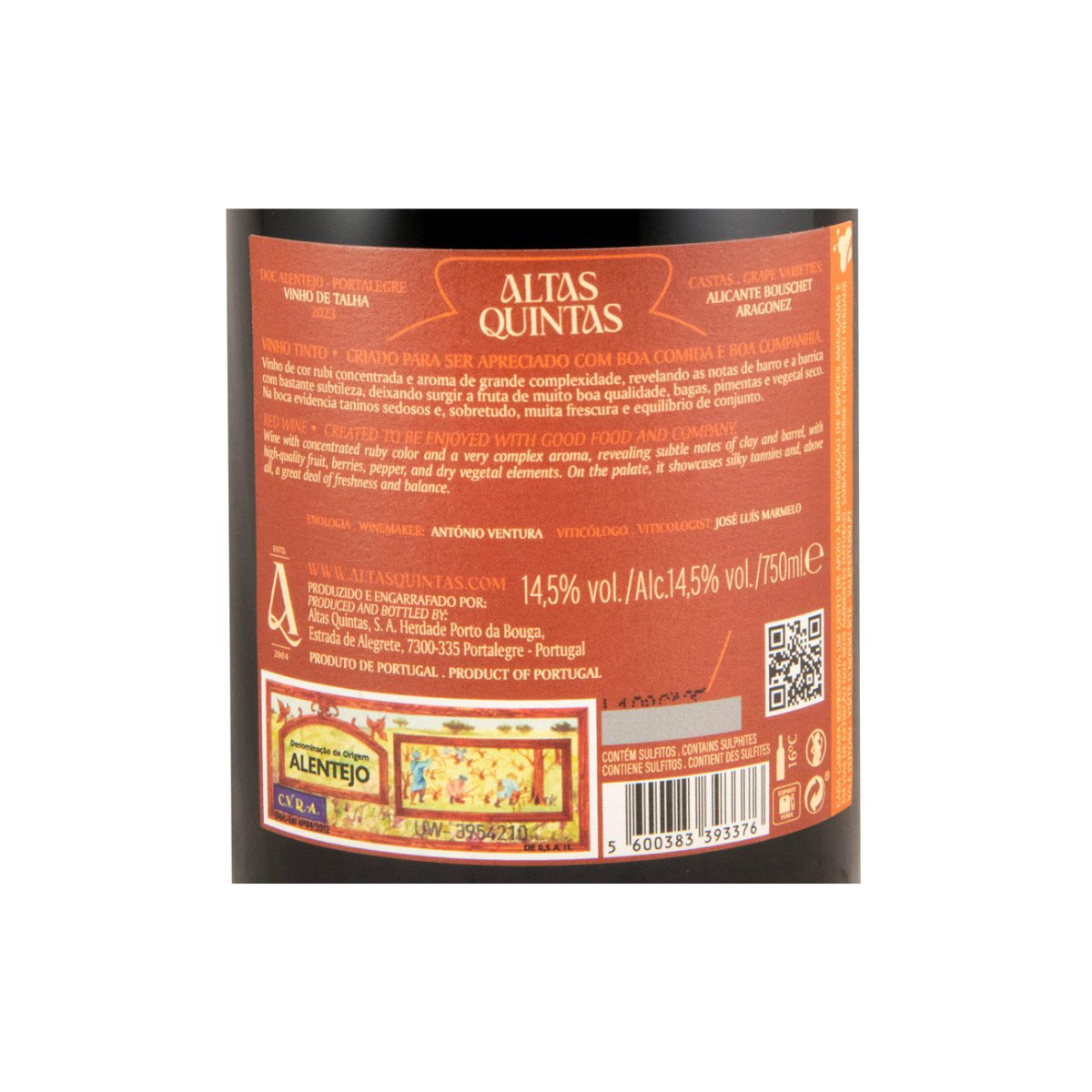 Altas Quintas Talha Tinto