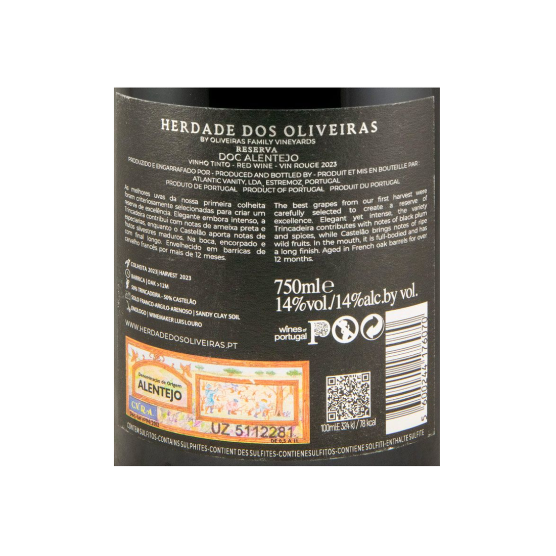 Herdade dos Oliveiras Reserva Tinto
