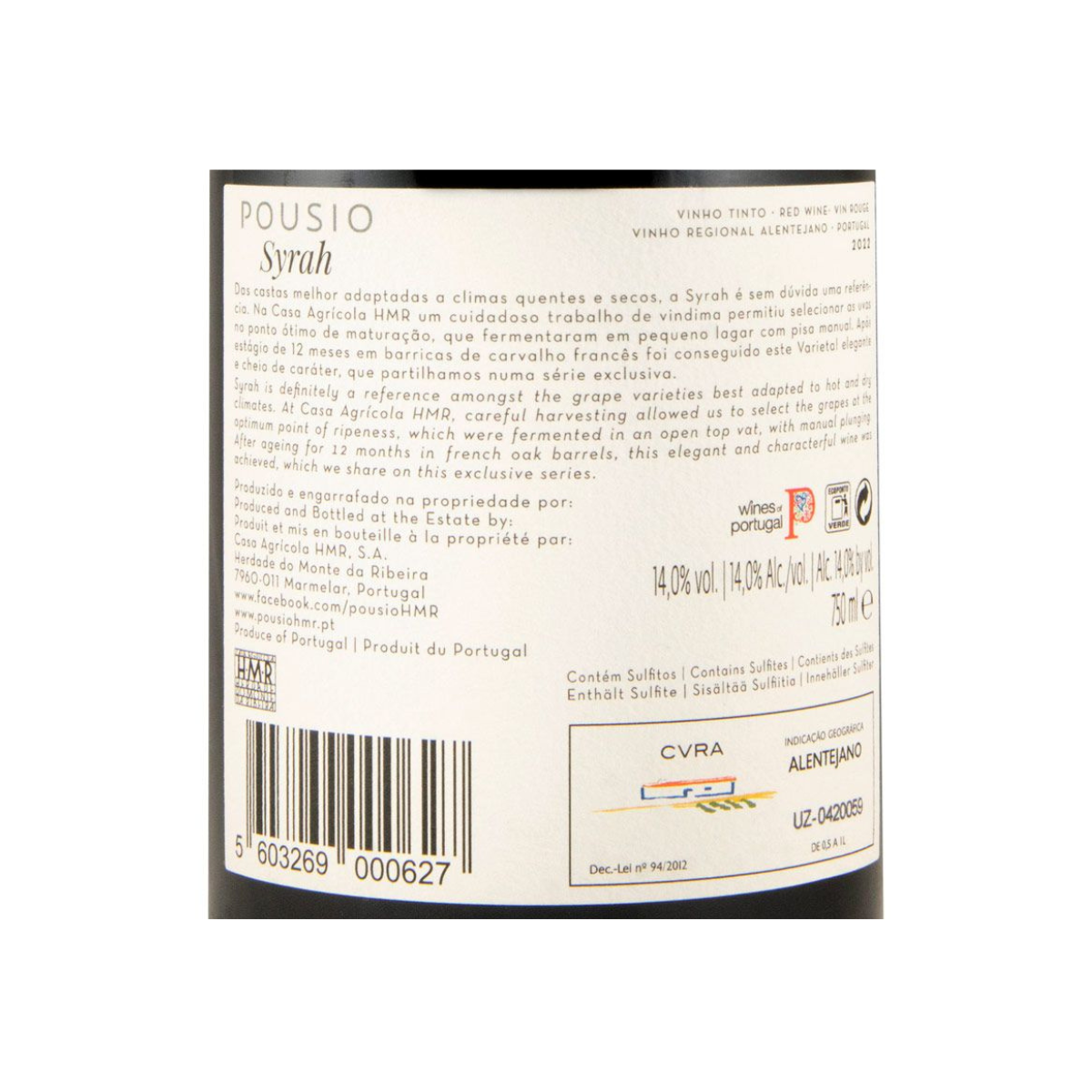 Pousio Syrah Tinto