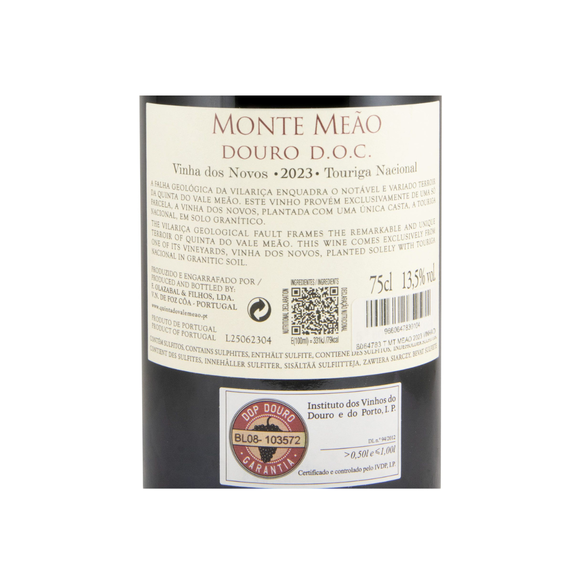 Monte Meão Vinha dos Novos Touriga Nacional Tinto 1.5 L