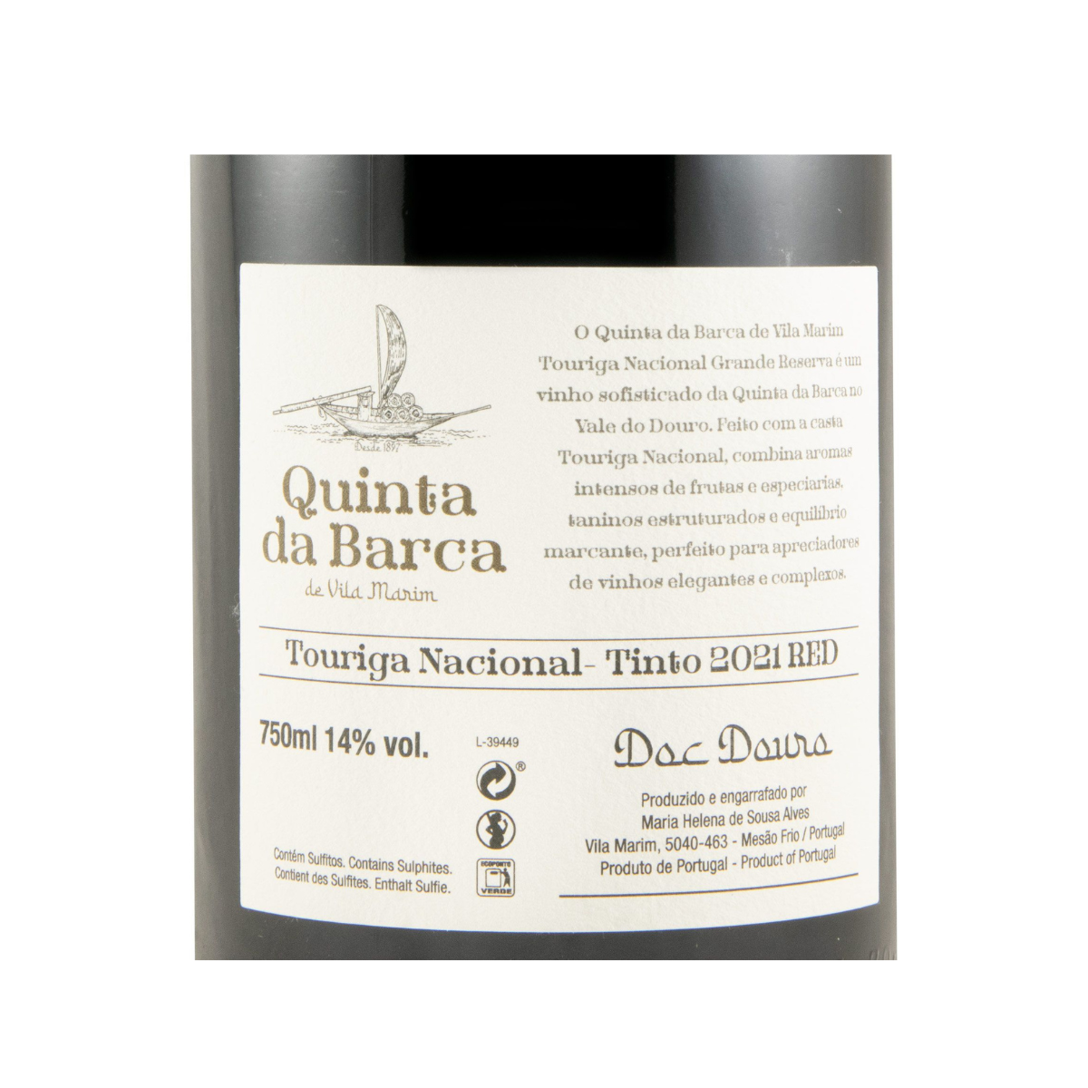 Quinta da Barca Touriga Nacional Grande Reserva tinto