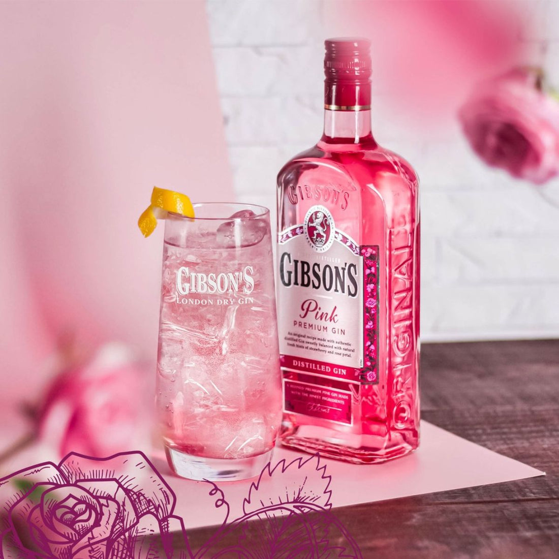 Gibson`s Gin Pink