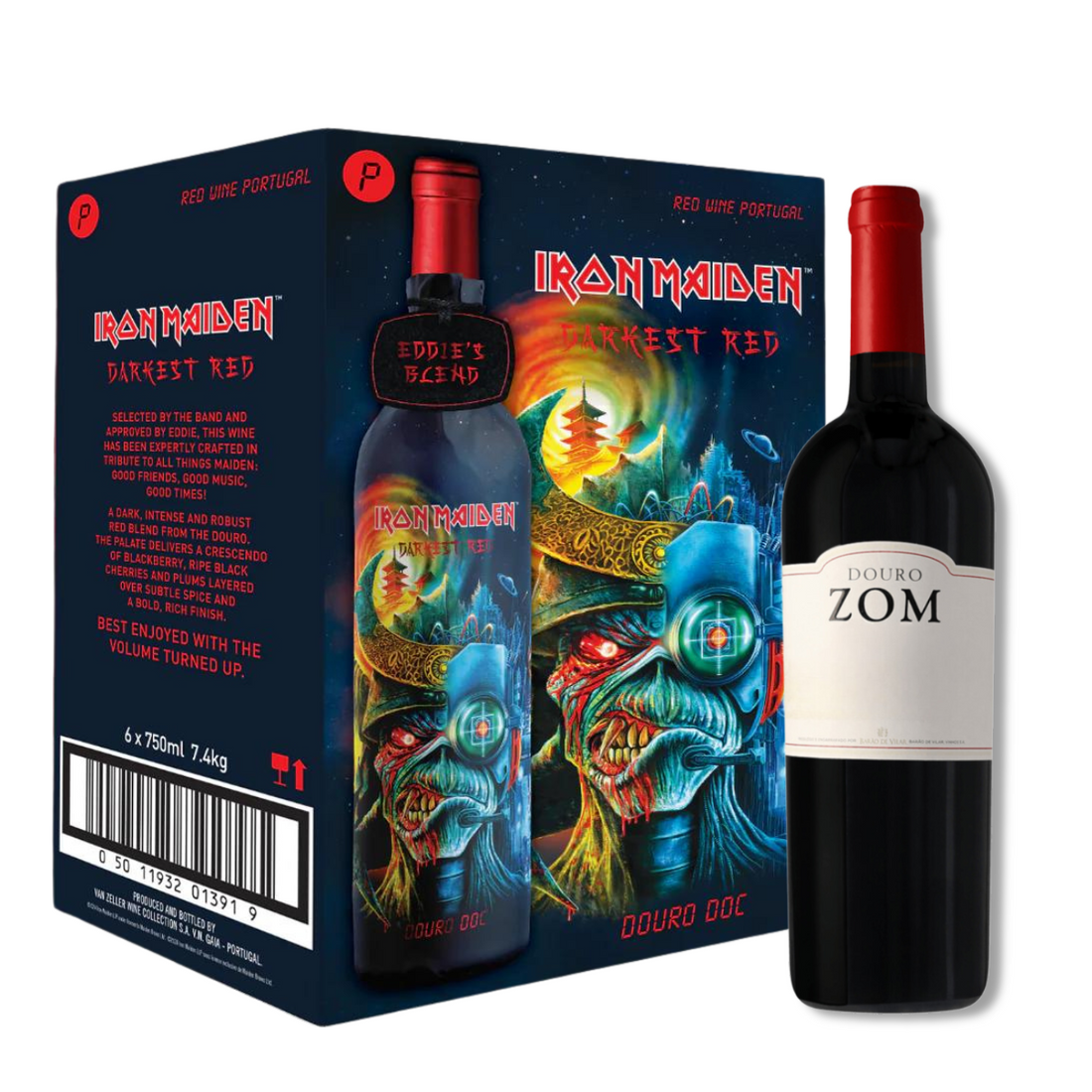 Zom Tinto x1 Iron Maiden Rojo Más Oscuro x6