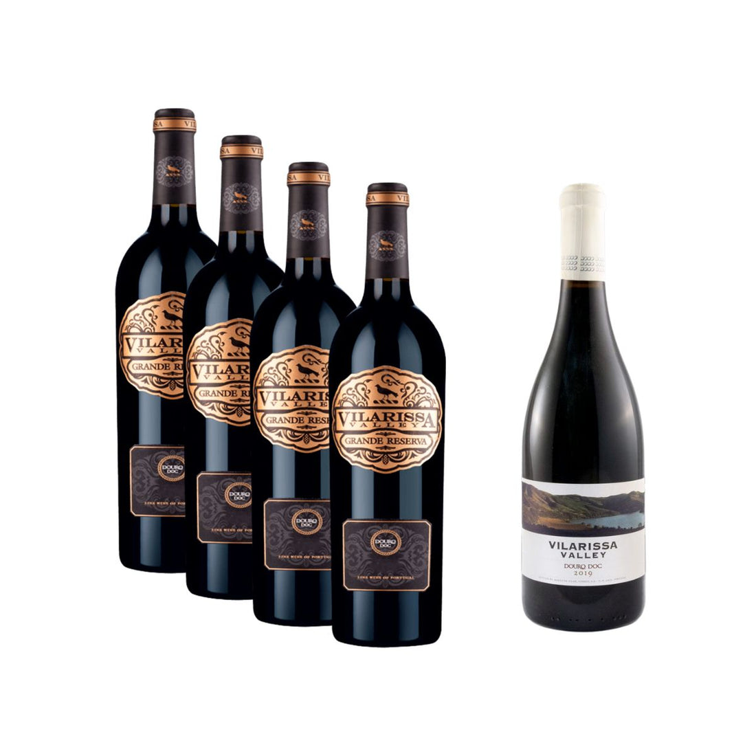 Vilarissa Valley Grande Reserva x4 + Vilarissa Valley Tinto x1